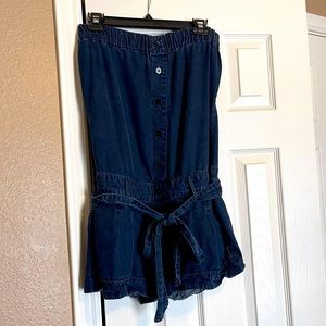 Denim Romper